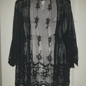 Oboe Crotchet Lace Cardigan